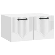 Væghængt TV-skab Vægmonteret Hvid højglans 59,5 x 41 x 30 cm