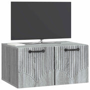 Væghængt TV-skab Vægmonteret Grå sonoma-eg 59,5 x 41 x 30 cm