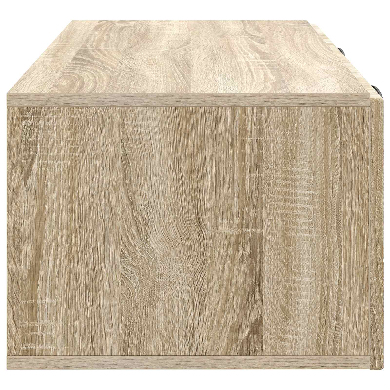 Væghængt TV-skab Sonoma-eg 78,5 x 41 x 30 cm Konstrueret træ