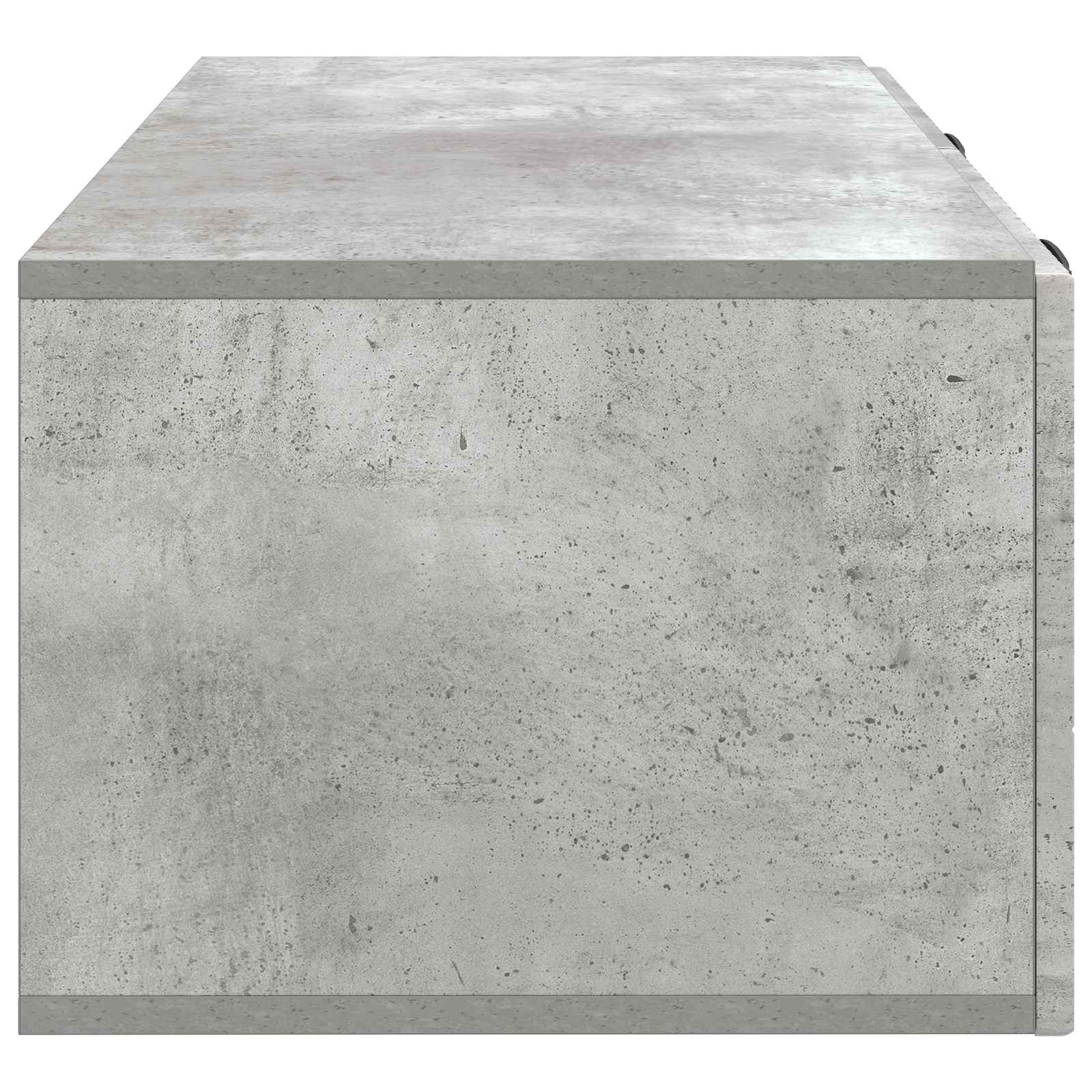 Væghængt TV-skab Betongrå 78,5 x 41 x 30 cm Konstrueret træ