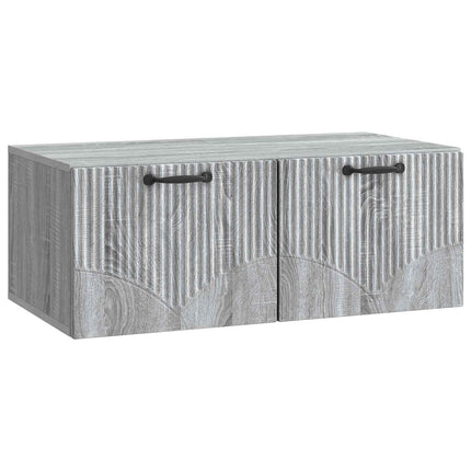 Væghængt TV-skab Vægmonteret Grå sonoma-eg 78,5 x 41 x 30 cm
