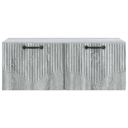 Væghængt TV-skab Vægmonteret Grå sonoma-eg 78,5 x 41 x 30 cm