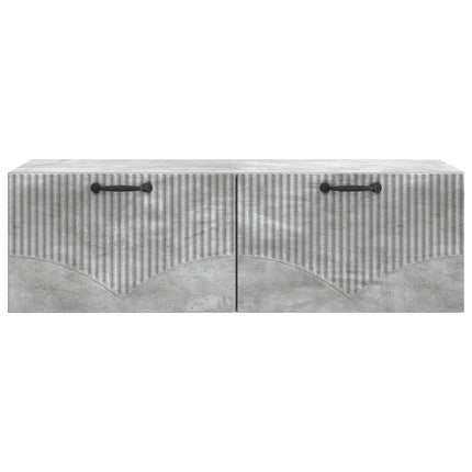 Væghængt TV-skab Betongrå 98 x 41 x 30 cm Konstrueret træ