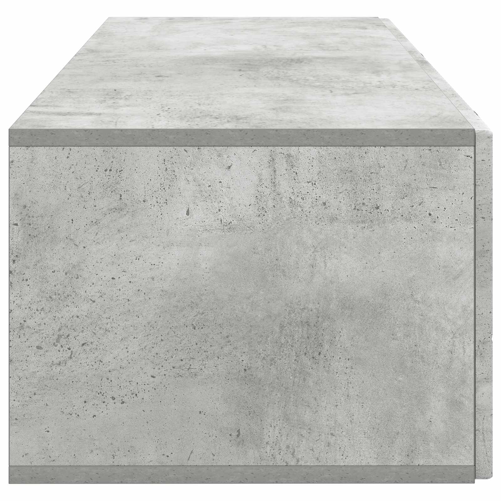 Væghængt TV-skab Betongrå 98 x 41 x 30 cm Konstrueret træ