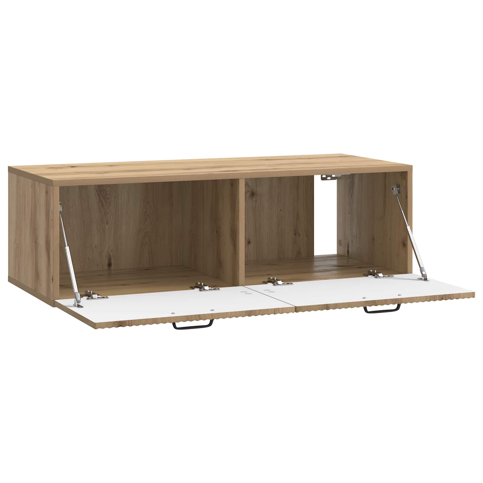 Væghængt TV-skab Artisan-eg 98 x 41 x 30 cm Konstrueret træ