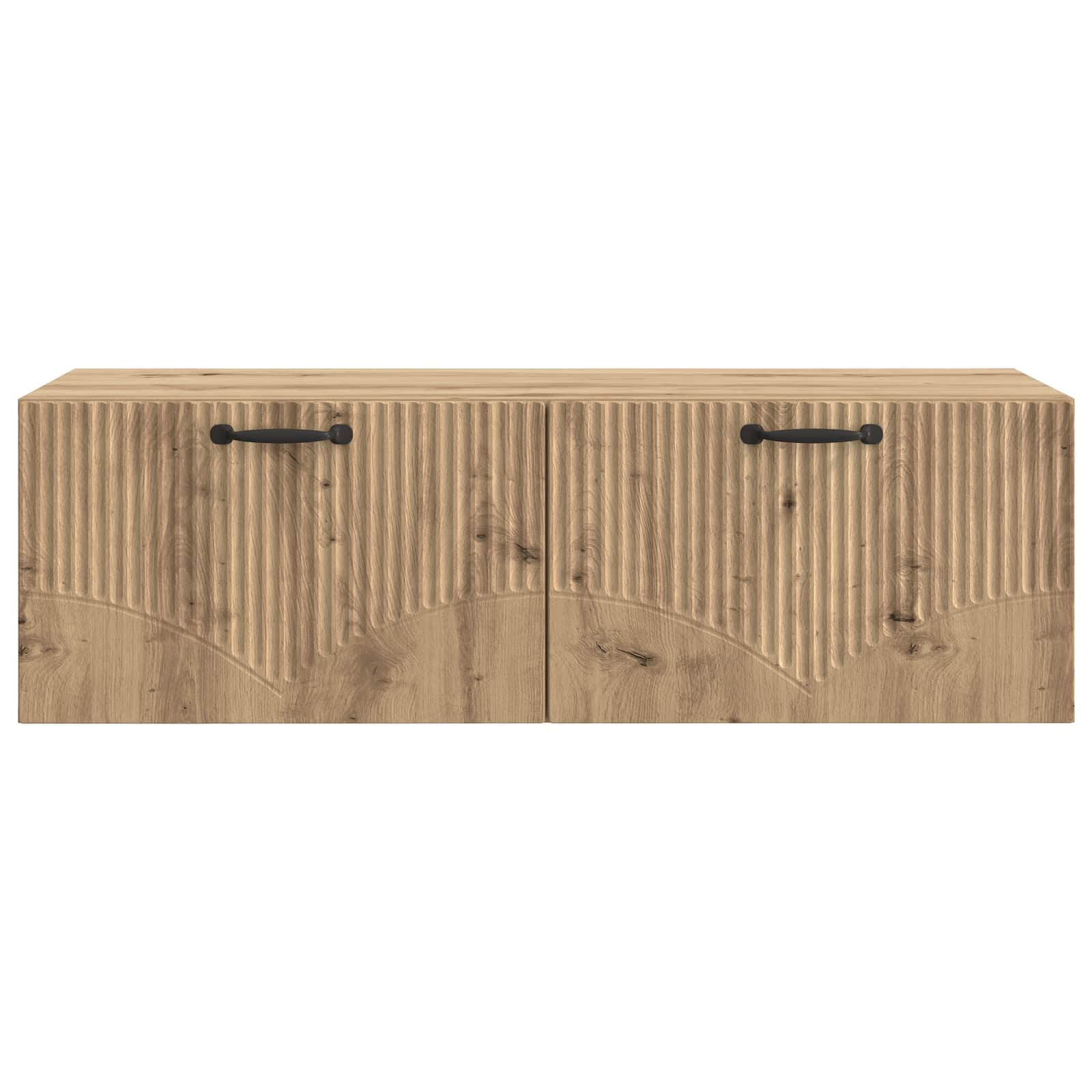 Væghængt TV-skab Artisan-eg 98 x 41 x 30 cm Konstrueret træ