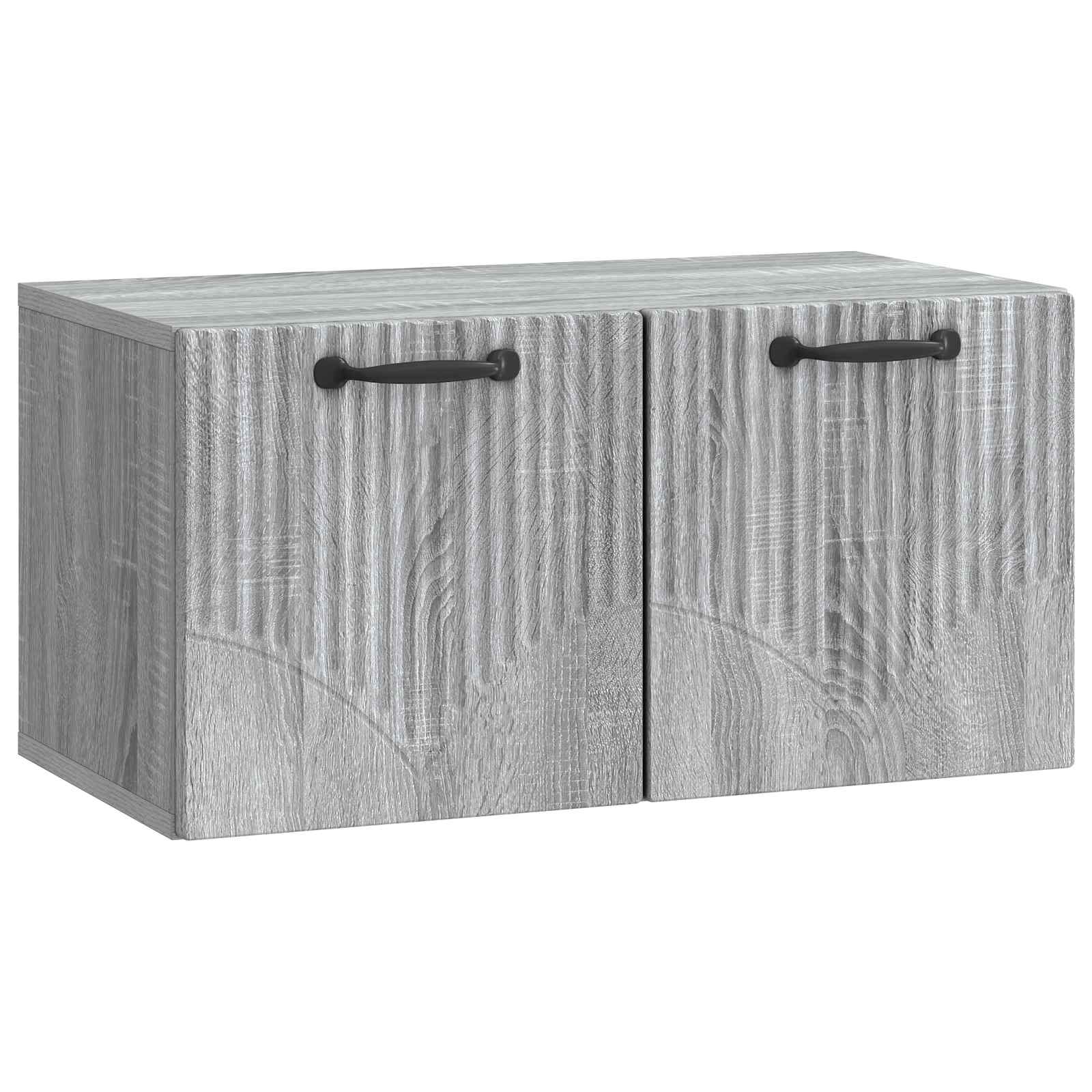 Væghængt TV-skab Vægmonteret Grå sonoma-eg 59,5 x 31 x 30 cm