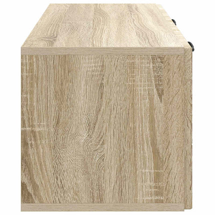 Væghængt TV-skab Sonoma-eg 78,5 x 31 x 30 cm Konstrueret træ
