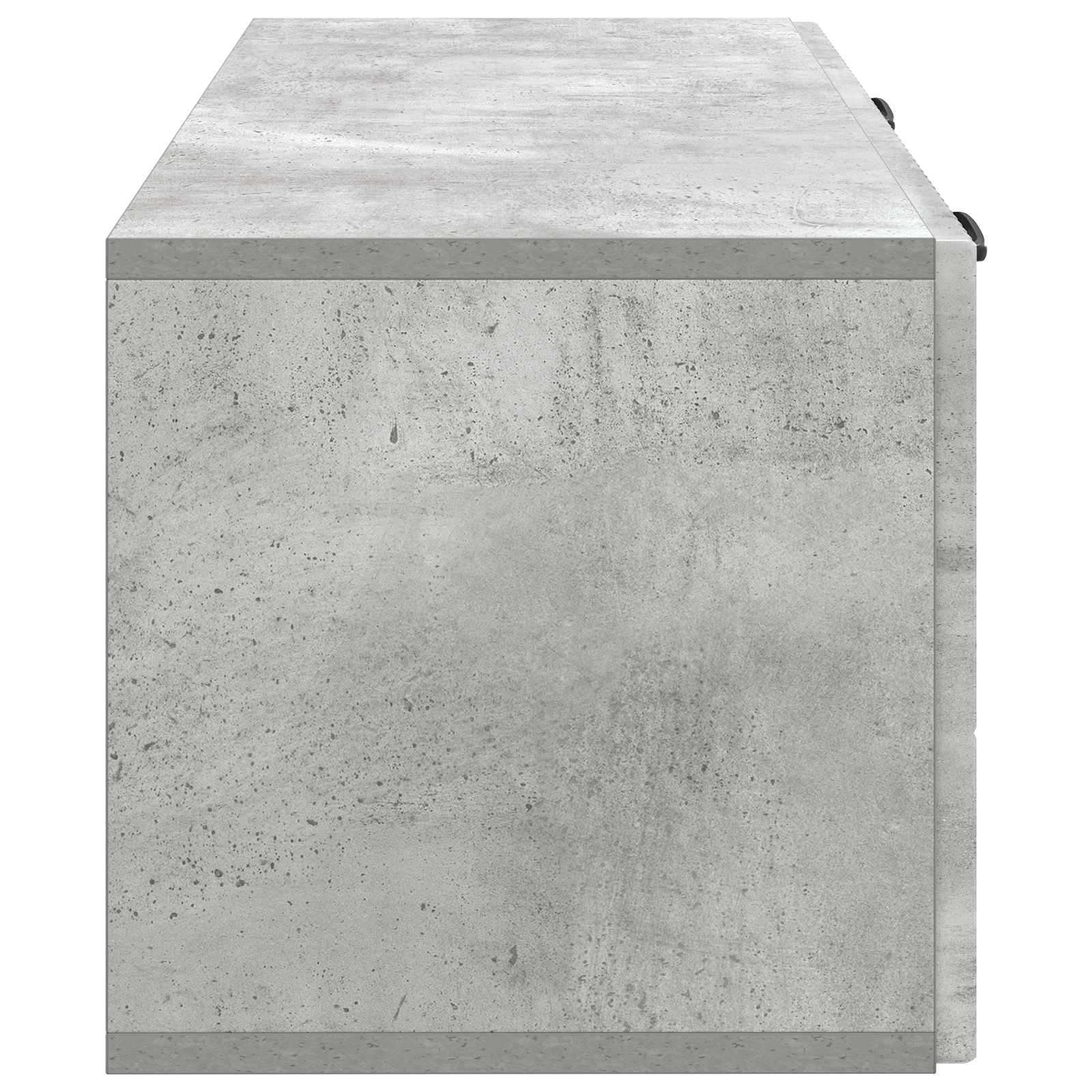 Væghængt TV-skab Betongrå 78,5 x 31 x 30 cm Konstrueret træ