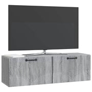 Væghængt TV-skab Grå sonoma-eg 98 x 31 x 30 cm Konstrueret træ