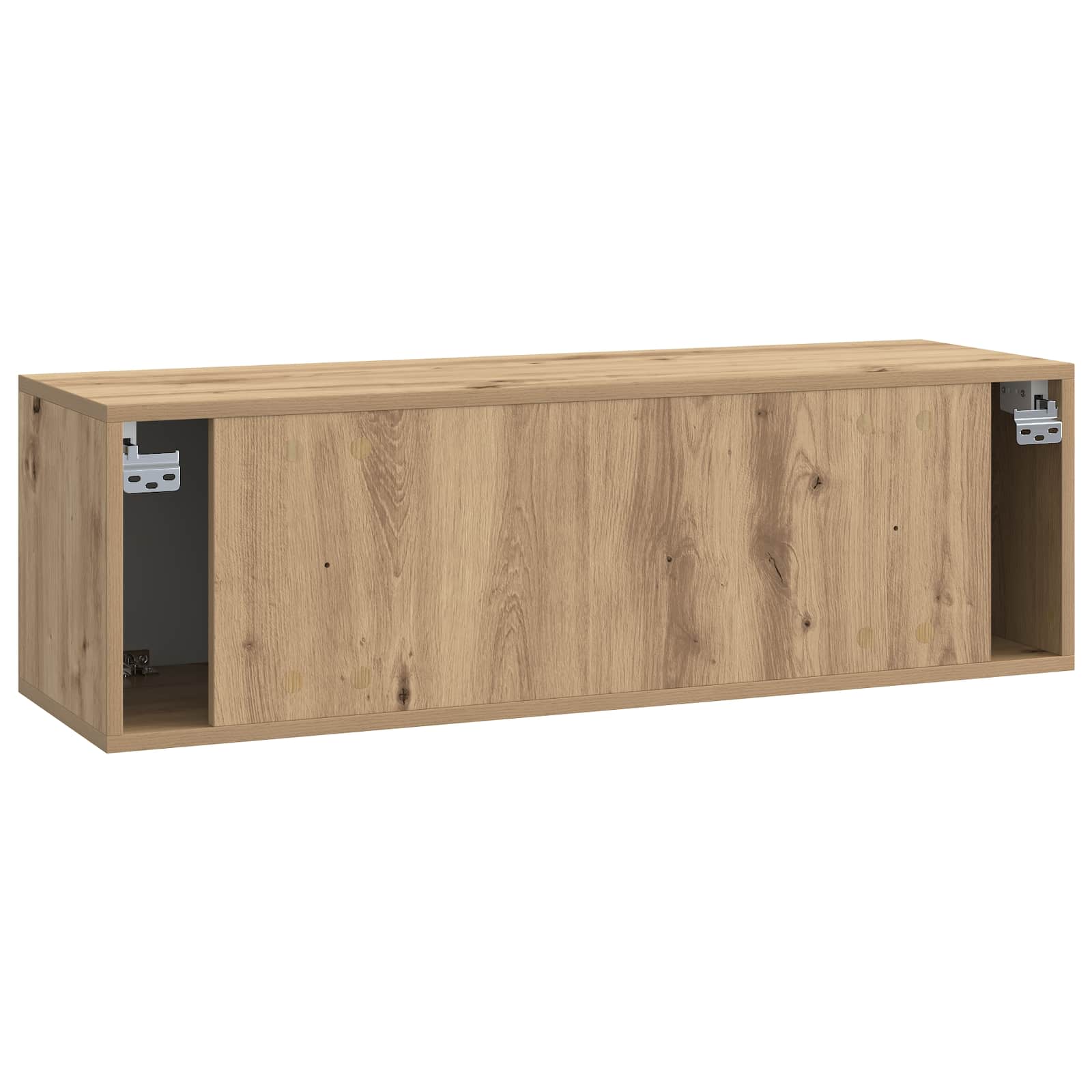 Væghængt TV-skab Artisan-eg 98 x 31 x 30 cm Konstrueret træ