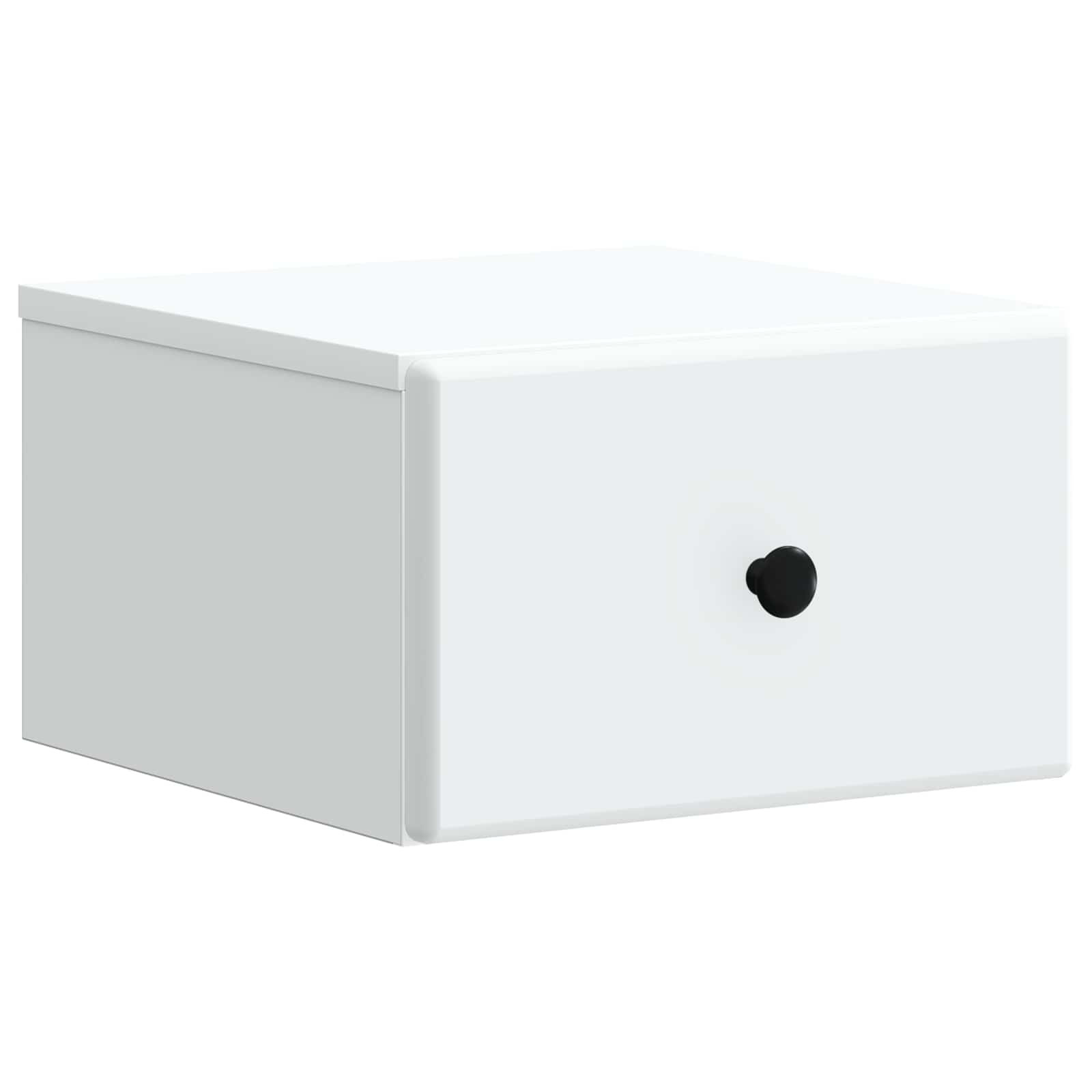 Væghængt Natbord 2 pcs Hvid 34,5 x 33 x 20 cm Konstrueret træ