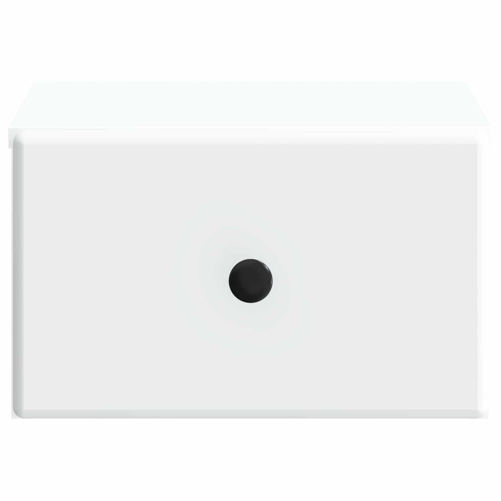 Væghængt Natbord 2 pcs Hvid 34,5 x 33 x 20 cm Konstrueret træ