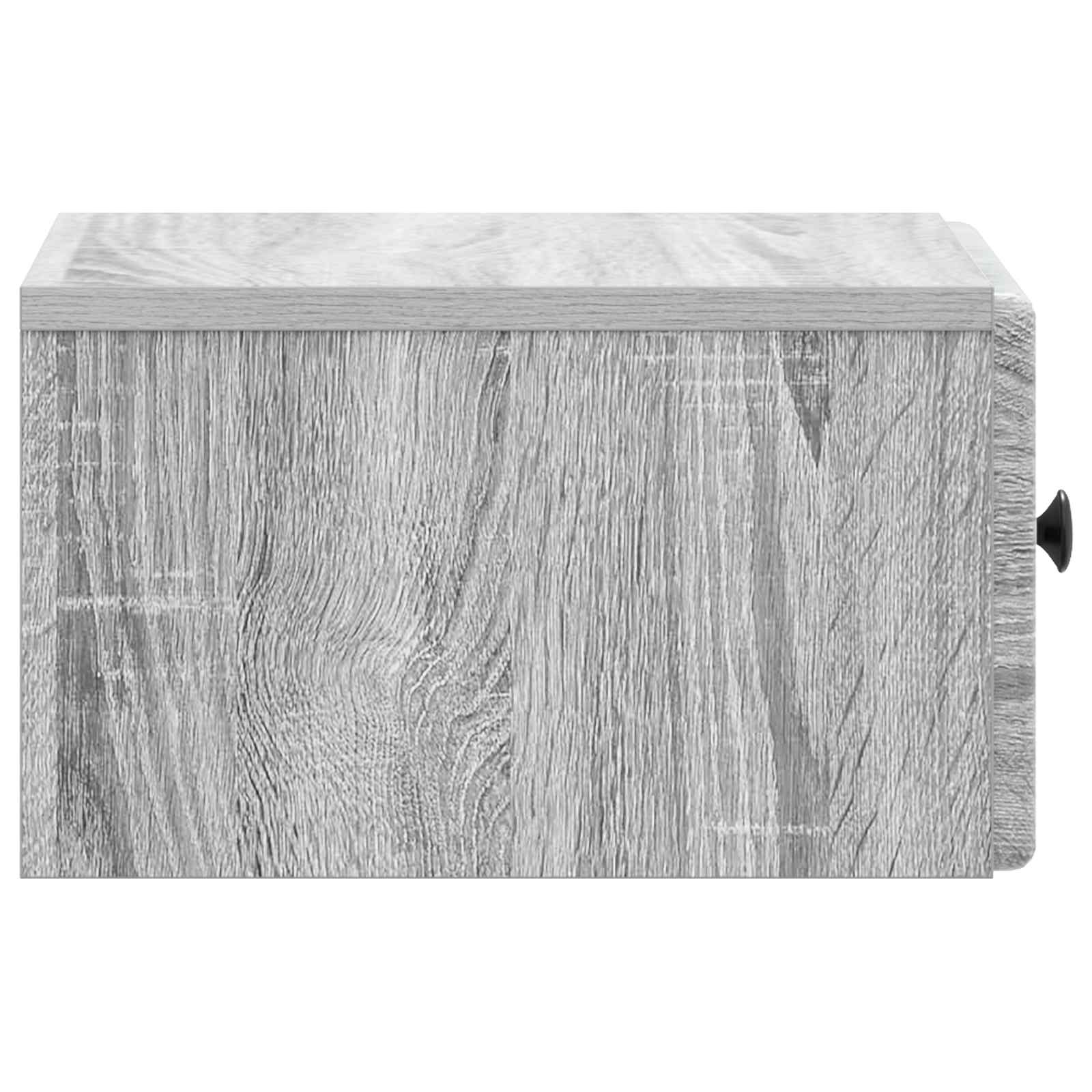 Væghængt Natbord 2 pcs Grå sonoma-eg 34,5 x 33 x 20 cm