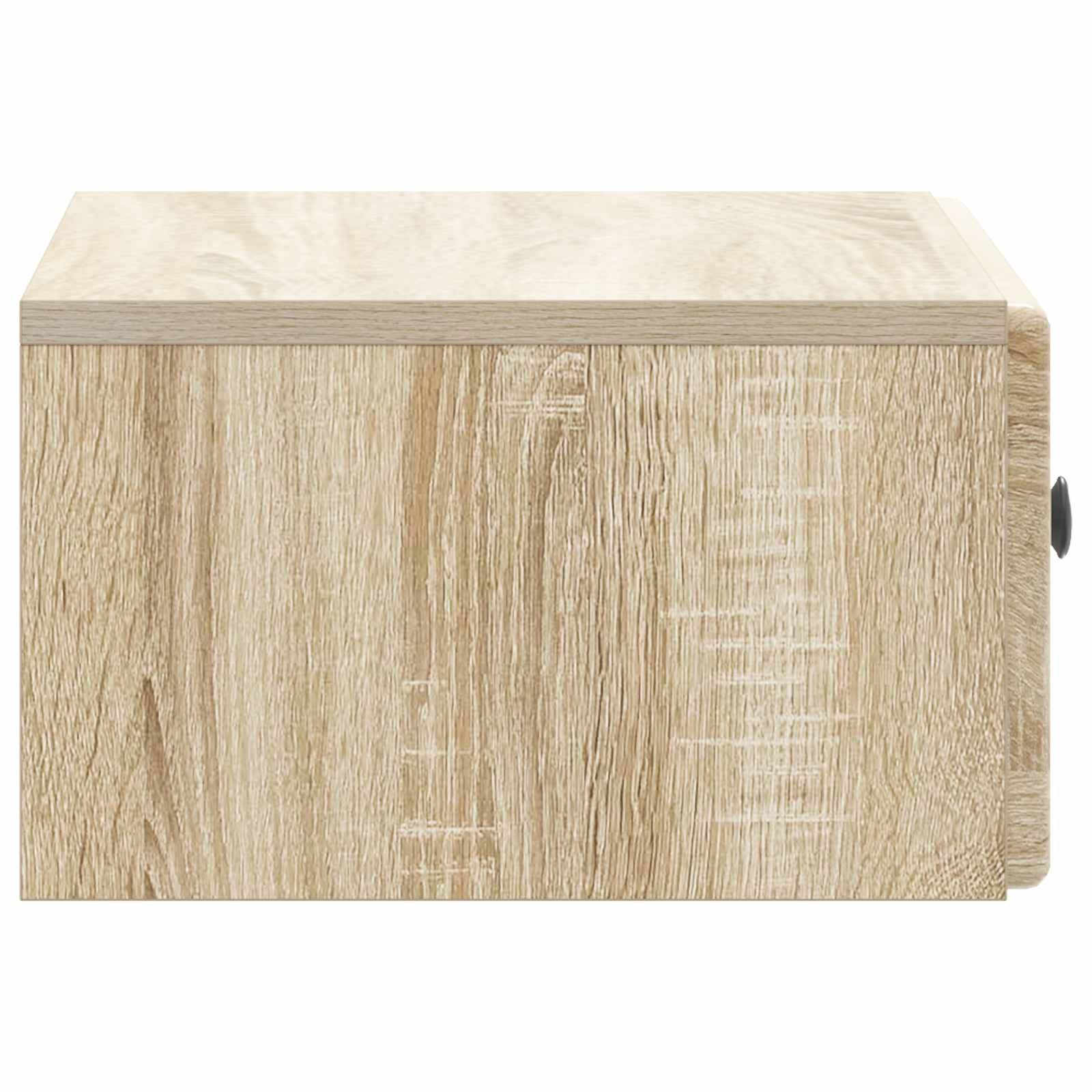 Væghængt Natbord med skuffe 2 pcs Sonoma-eg 49 x 34,5 x 20 cm