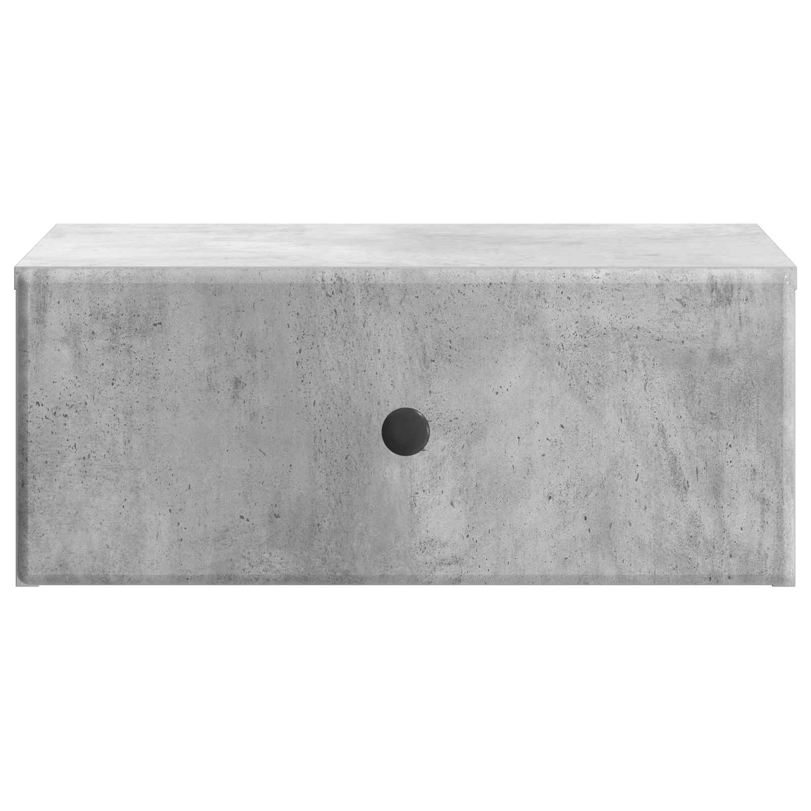 Væghængt Natbord med skuffe 2 pcs Betongrå 49 x 34,5 x 20 cm