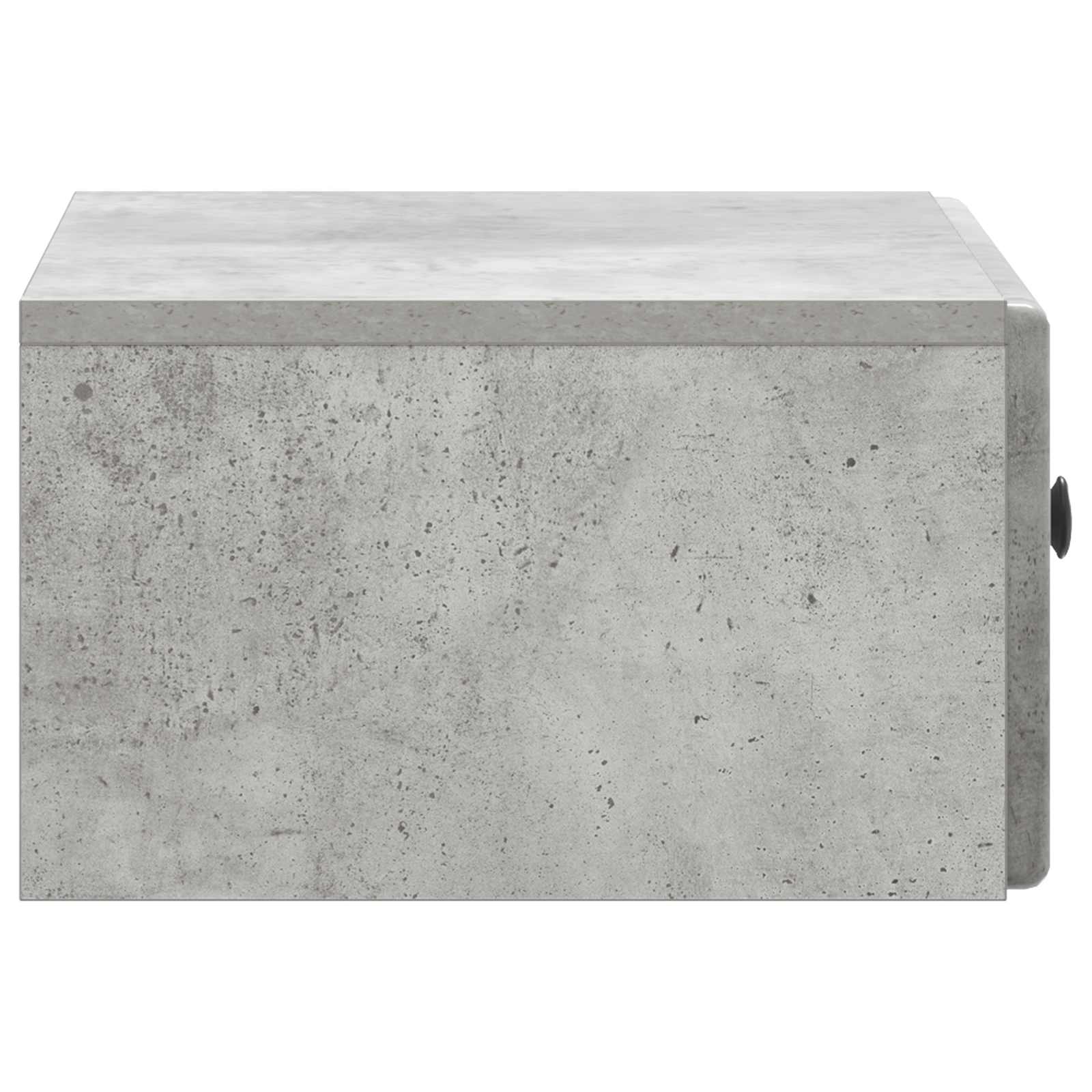 Væghængt Natbord med skuffe 2 pcs Betongrå 49 x 34,5 x 20 cm