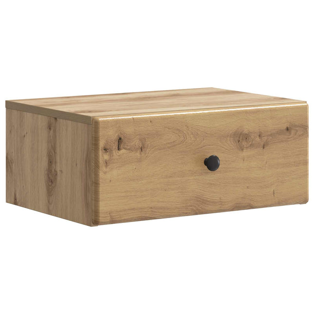 Væghængt Natbord Artisan-eg 49 x 34,5 x 20 cm Konstrueret træ