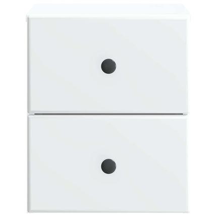 Væghængt Natbord Hvid 34,5 x 33 x 40 cm Konstrueret træ