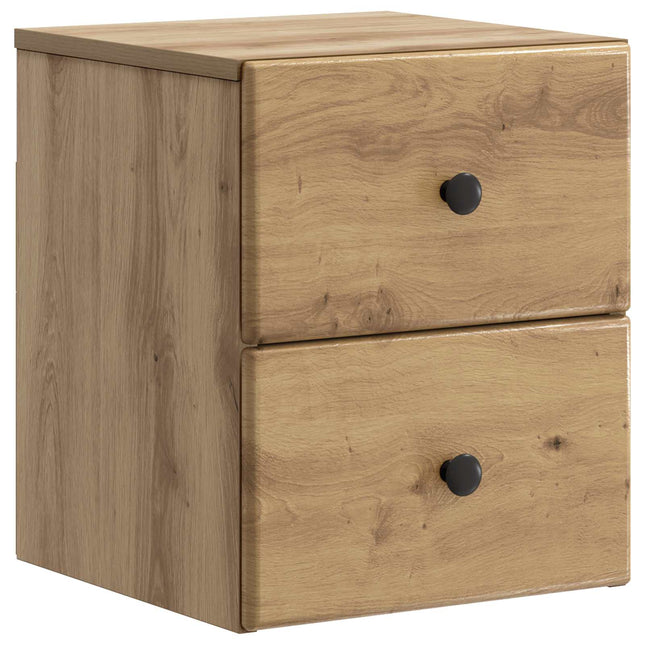 Væghængt Natbord Artisan-eg 34,5 x 33 x 40 cm Konstrueret træ