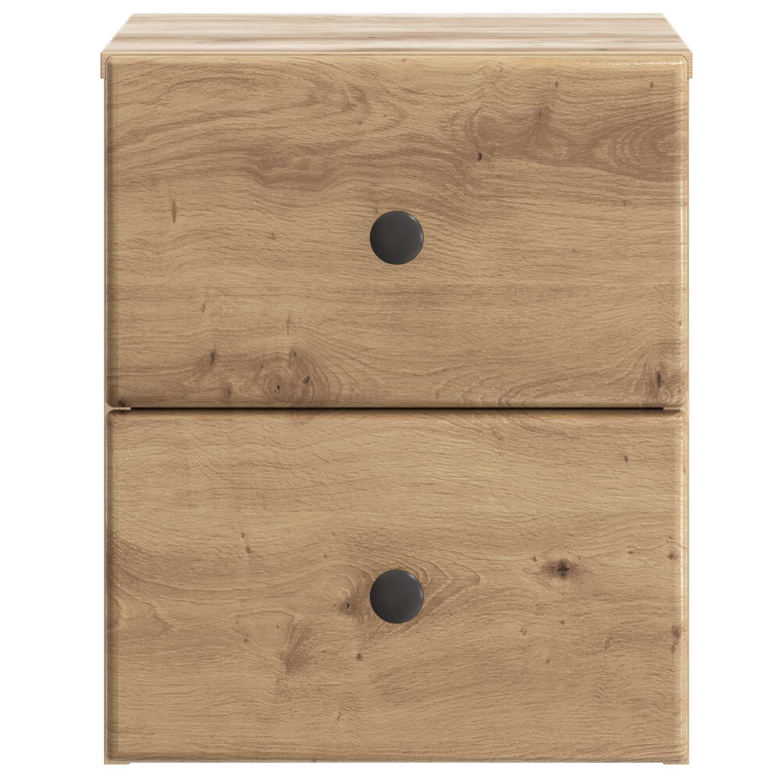 Væghængt Natbord med skuffe 2 pcs Artisan-eg 34,5 x 33 x 40 cm