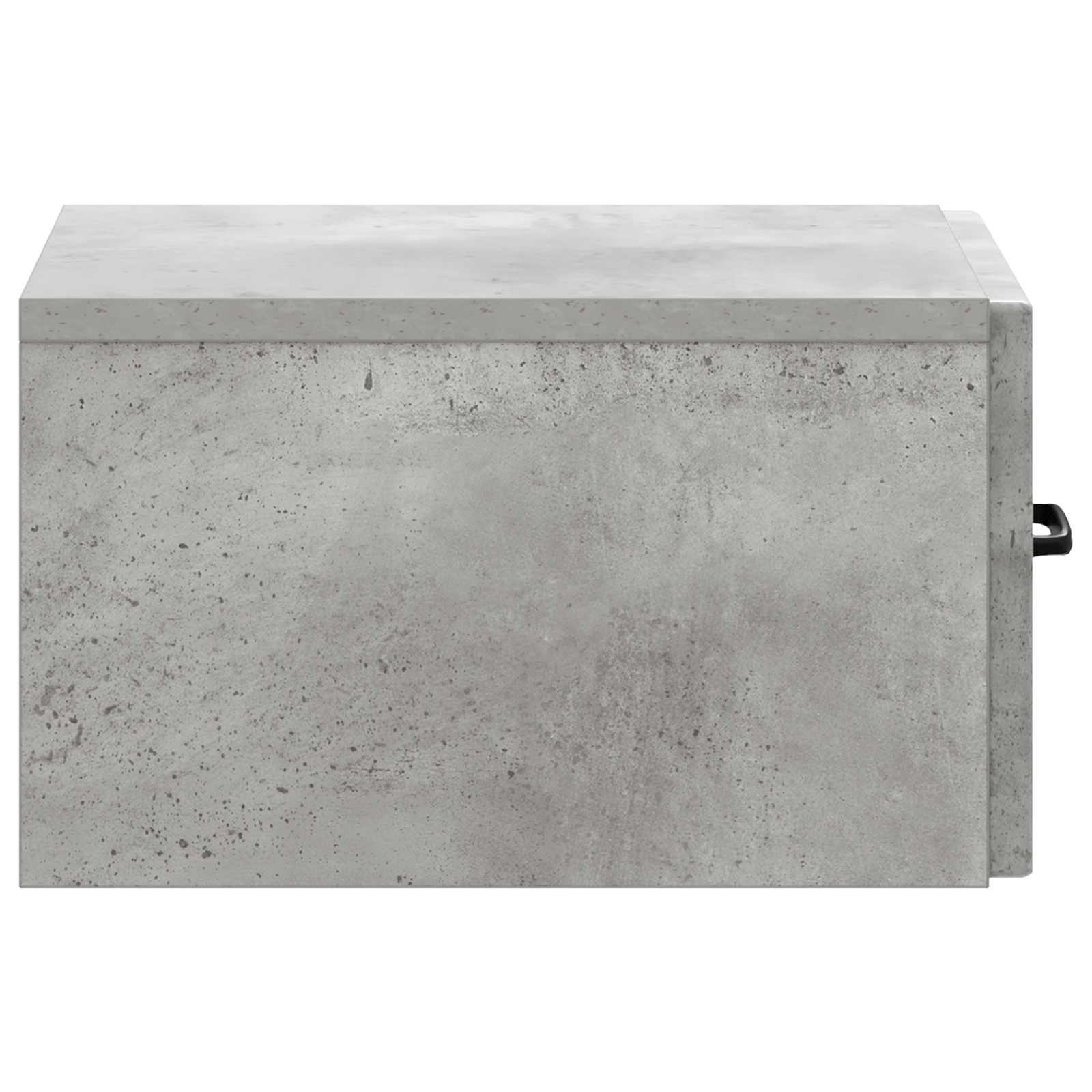 Væghængt Sideskab Betongrå 59 x 34,5 x 17 cm Konstrueret træ