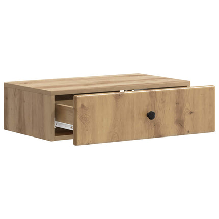 Væghængt Sideskab 59 x 34,5 x 17 cm Konstrueret træ Artisan-eg