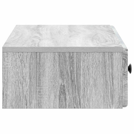 Væghængt Sideskab Grå sonoma-eg 87,5 x 34,5 x 17 cm