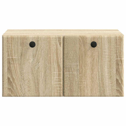 Væghængt TV-skab 59,5 x 41 x 30 cm Sonoma-eg Konstrueret træ