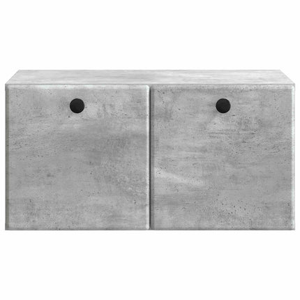 Væghængt TV-skab 59,5 x 41 x 30 cm Betongrå Konstrueret træ