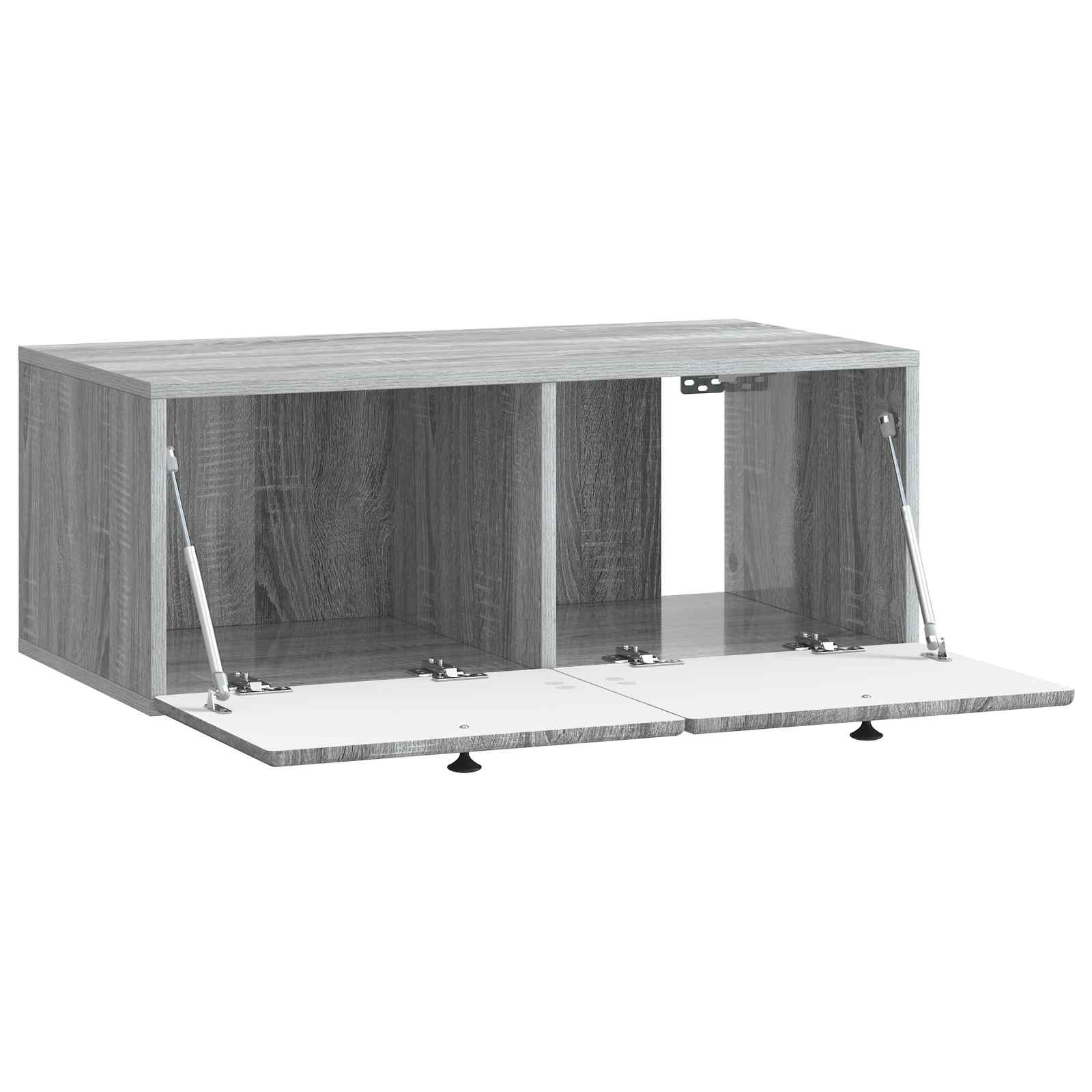 Væghængt TV-skab 78,5 x 41 x 30 cm Grå Sonoma Konstrueret træ