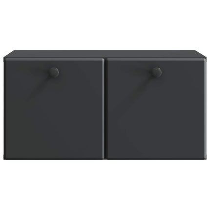 Væghængt TV-skab 59,5 x 31 x 30 cm Sort Konstrueret træ