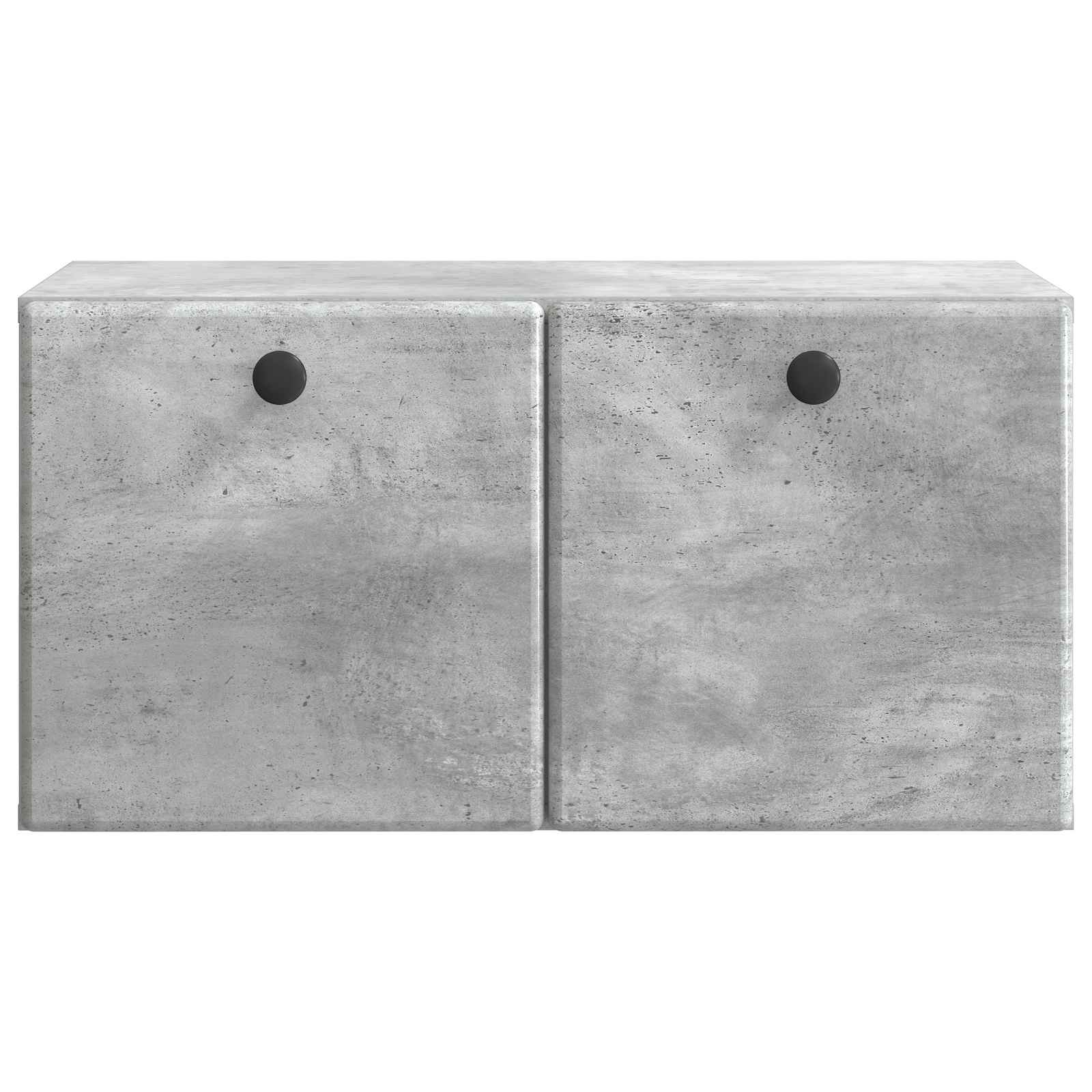Væghængt TV-skab 59,5 x 31 x 30 cm Betongrå Konstrueret træ