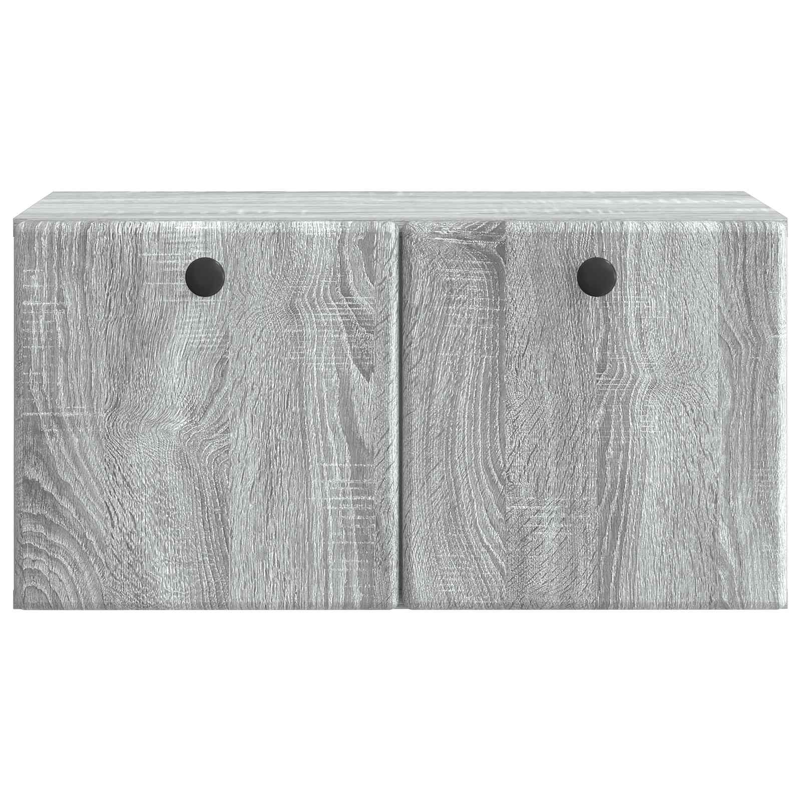 Væghængt TV-skab 59,5 x 31 x 30 cm Grå Sonoma Konstrueret træ