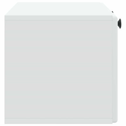 Væghængt TV-skab 78,5 x 31 x 30 cm Hvid Konstrueret træ