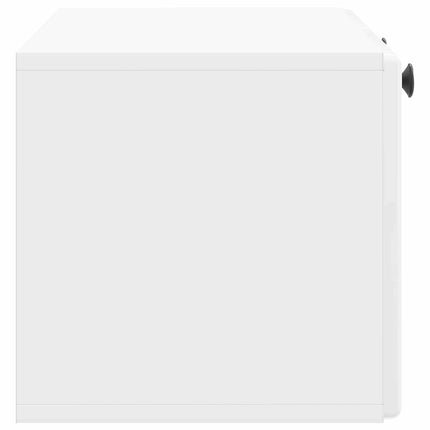 Væghængt TV-skab 78,5 x 31 x 30 cm Hvid højglans