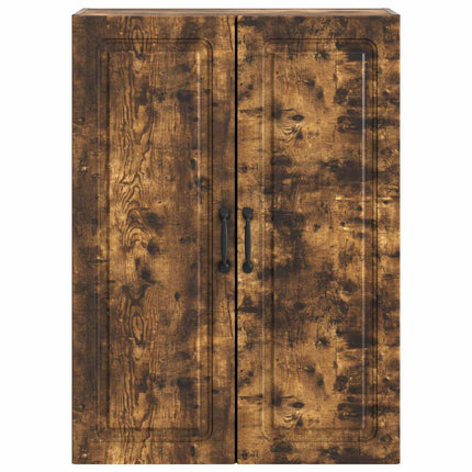 Vægmonteret skab Røget eg 66 x 34,5 x 90 cm Konstrueret træ