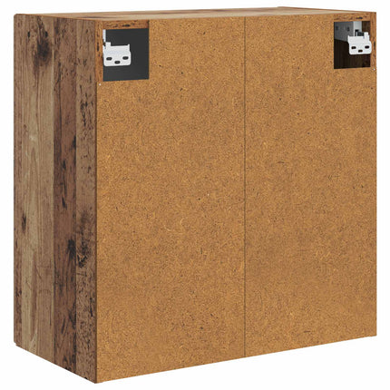 Vægmonteret skab Gammelt træ 59 x 31 x 60 cm Konstrueret træ