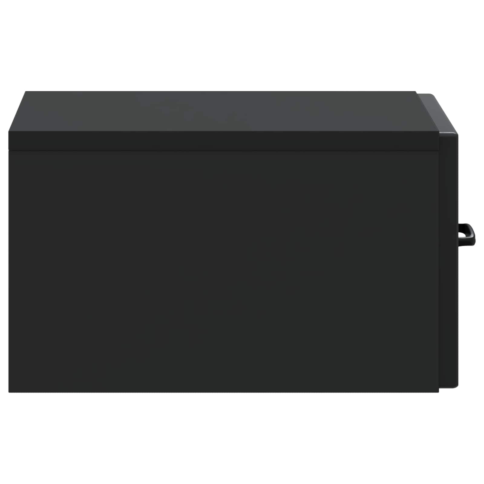 Væghængt Natbord 2 pcs Sort 34,5 x 33 x 20 cm Konstrueret træ