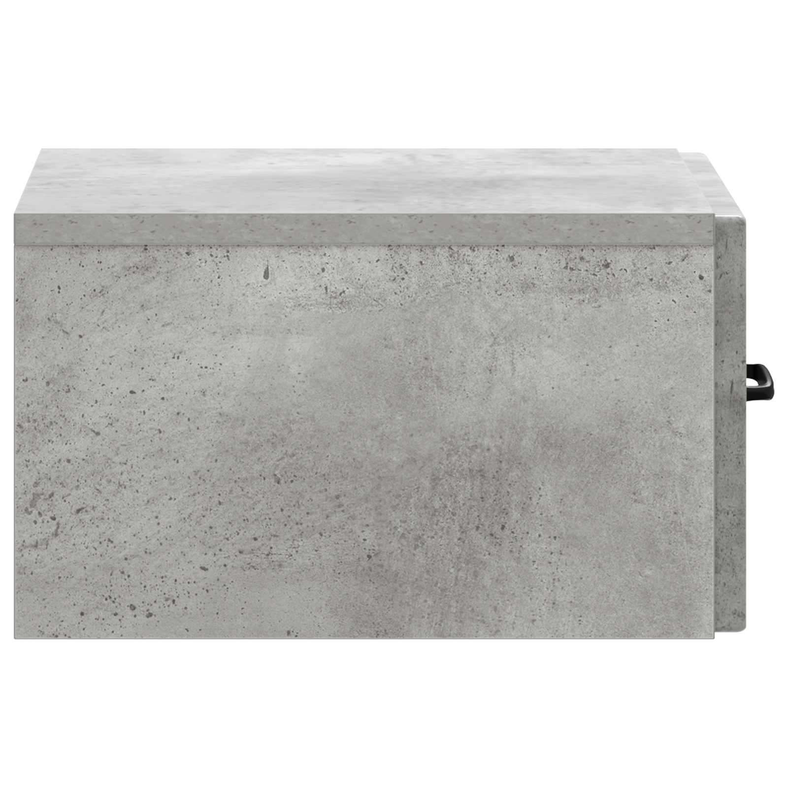 Væghængt Natbord med skuffe 2 pcs Betongrå 34,5 x 33 x 20 cm