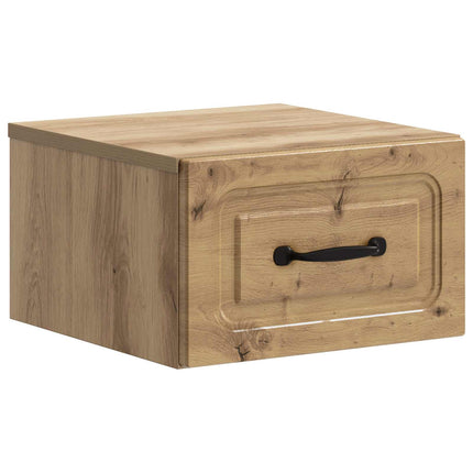 Væghængt Natbord Artisan-eg 34,5 x 33 x 20 cm Konstrueret træ