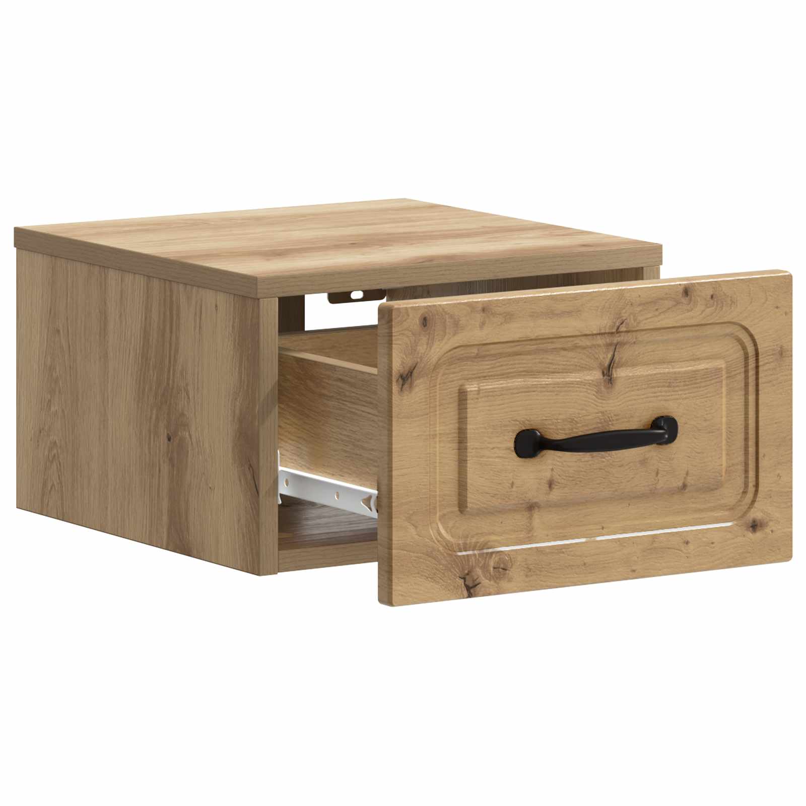 Væghængt Natbord med skuffe 2 pcs Artisan-eg 34,5 x 33 x 20 cm