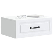 Væghængt Natbord 2 pcs Hvid 49 x 34,5 x 20 cm Konstrueret træ
