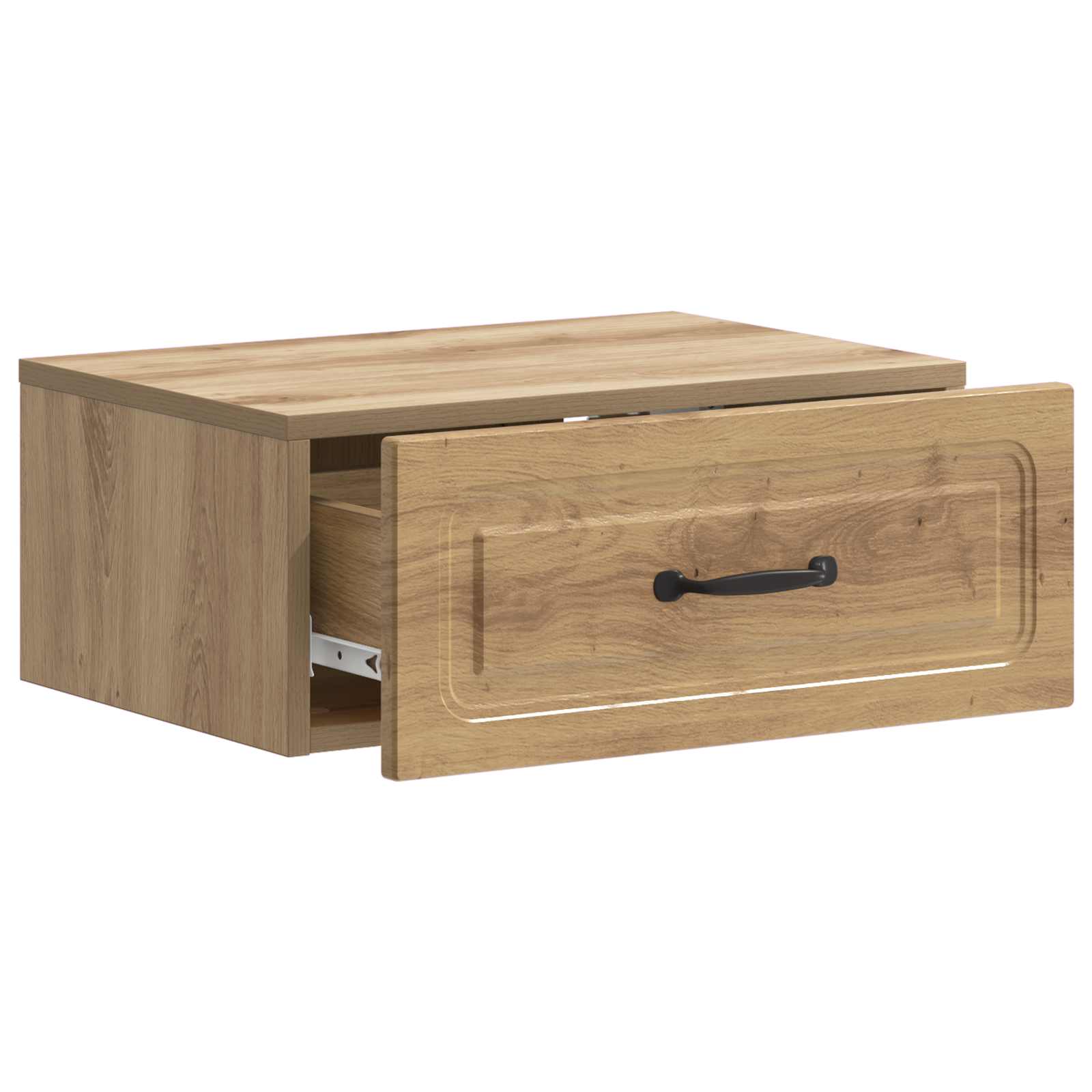 Væghængt Natbord med skuffe 2 pcs Artisan-eg 49 x 34,5 x 20 cm