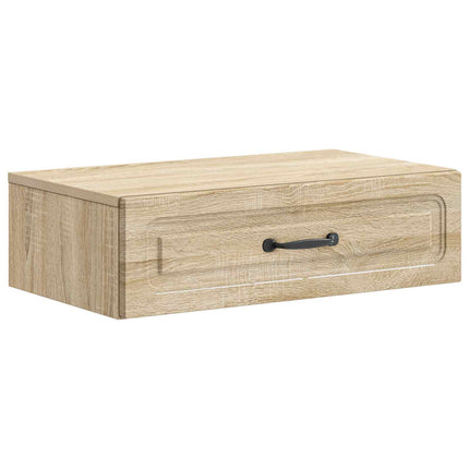 Væghængt Sideskab Sonoma-eg 59 x 34,5 x 17 cm Konstrueret træ