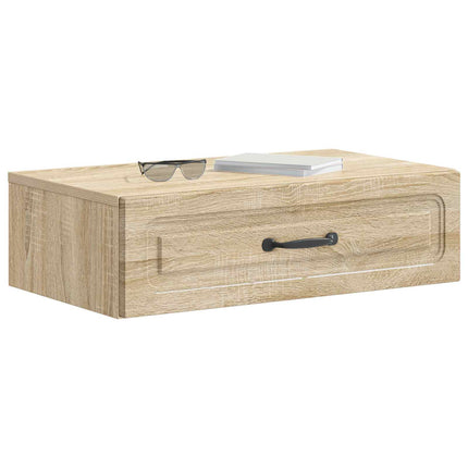 Væghængt Sideskab Sonoma-eg 59 x 34,5 x 17 cm Konstrueret træ