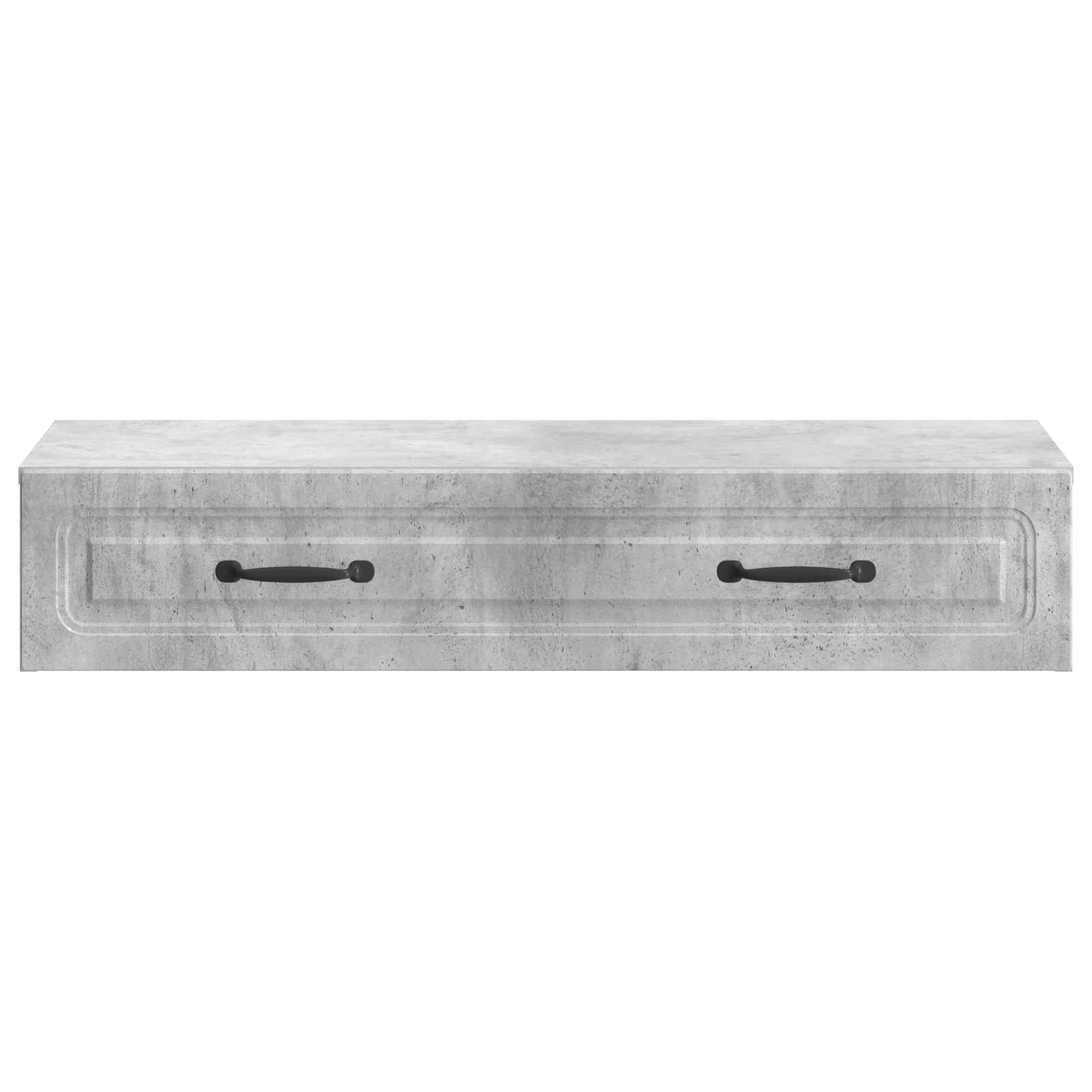Væghængt Sideskab Betongrå 87,5 x 34,5 x 17 cm Konstrueret træ