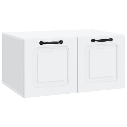 Væghængt TV-skab Hvid 59,5 x 41 x 30 cm Konstrueret træ