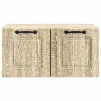 Væghængt TV-skab Sonoma-eg 59,5 x 41 x 30 cm Konstrueret træ