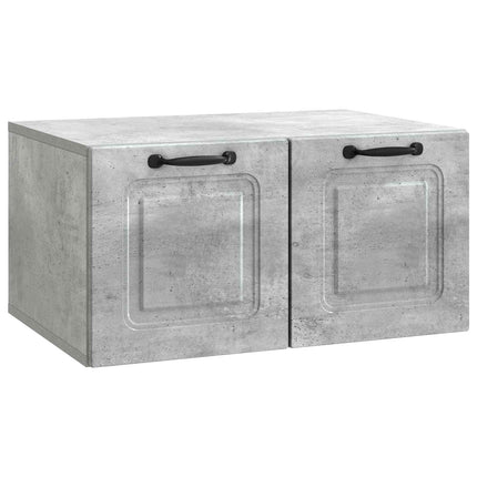 Væghængt TV-skab Betongrå 59,5 x 41 x 30 cm Konstrueret træ